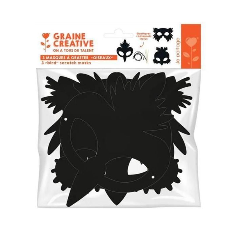 3471052319575-Graine Creative - lot de 3 masque à gratter - animaux 1-P_405242500_1-0