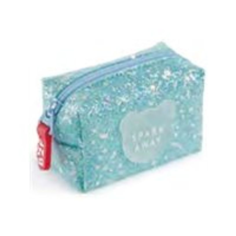 8422593193884-Miquelrius Back2Fun Keep it shiny - Sac à monnaie - polyester - bleu - Design scintillant-P_405244987_1-0
