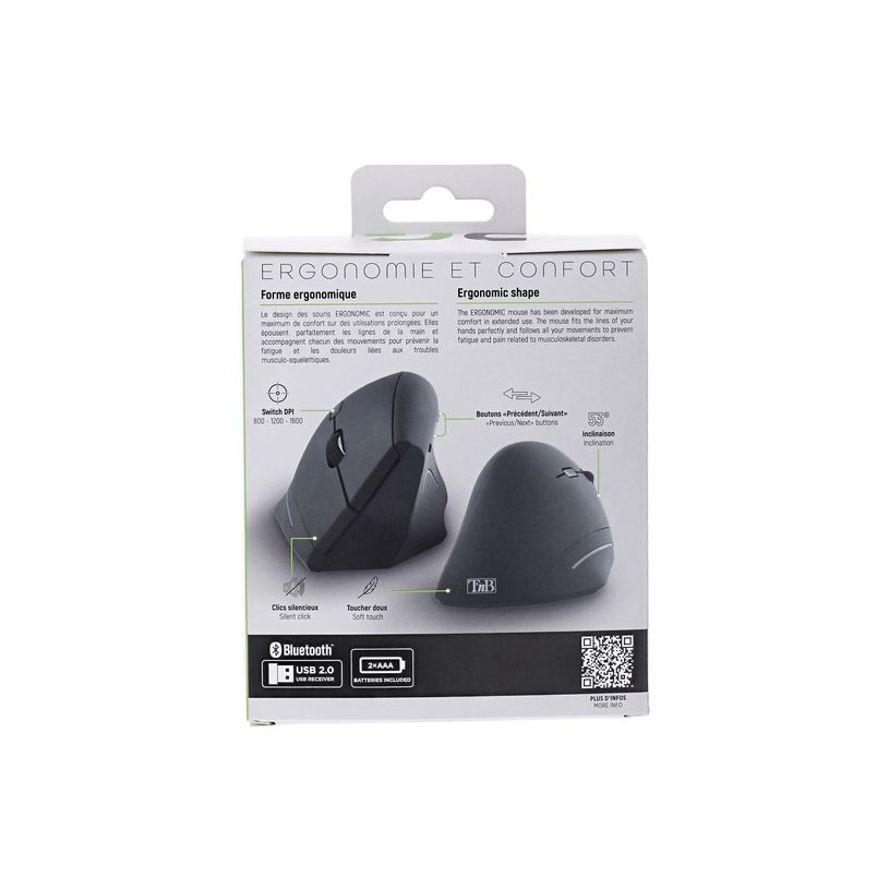 3303170122563-T'nB Ergo - Souris filaire verticale - ergonomique - noir-P_405245907_1-6