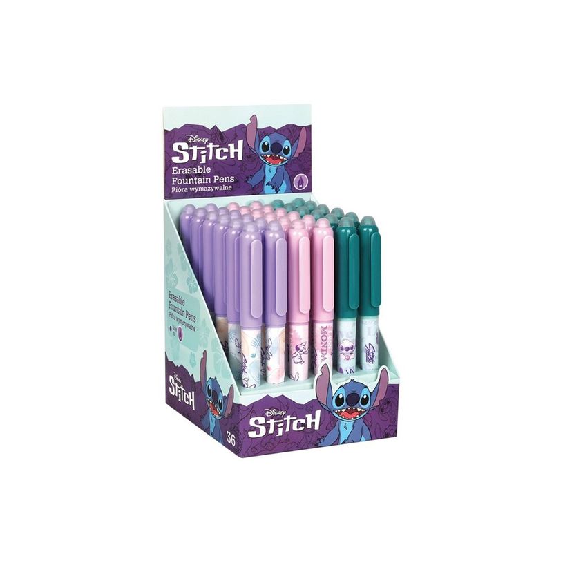 5903686379734,5903686379840-CoolPack Disney - Stylo plume effaçable Stitch - avec gomme - pastel-P_405246334_3-1