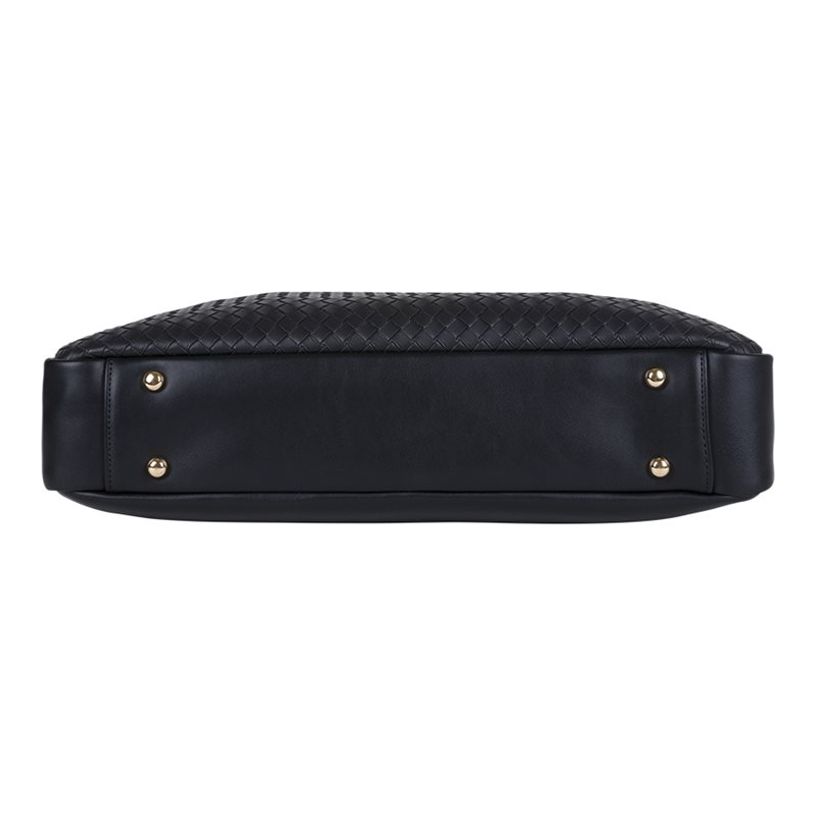 3664447203867-Oberthur Lisbonne - Sacoche Ordinateur 15,6'' Noir – Élégante et Fonctionnelle, Mix-Matière Tressé/Lisse, Sa-P_405247214_7-9