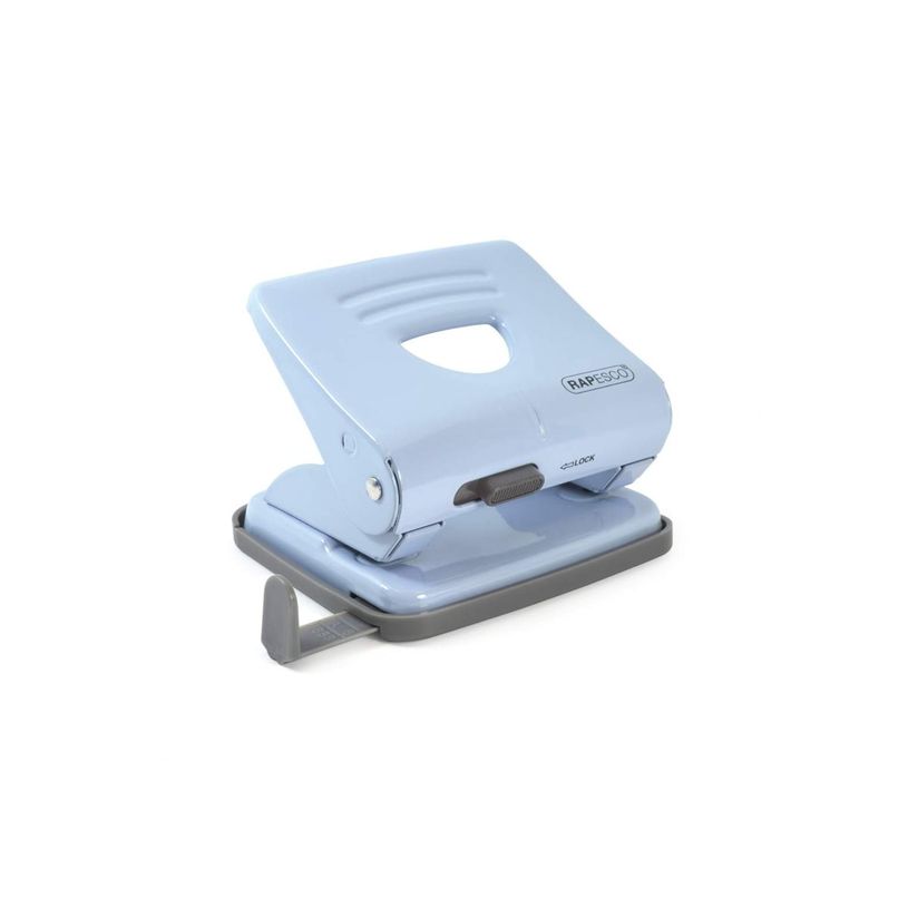 5018505028066-Rapesco 825 - Perforateur - 25 feuilles - métal, acier trempé - bleu pastel-P_405247564_1-0