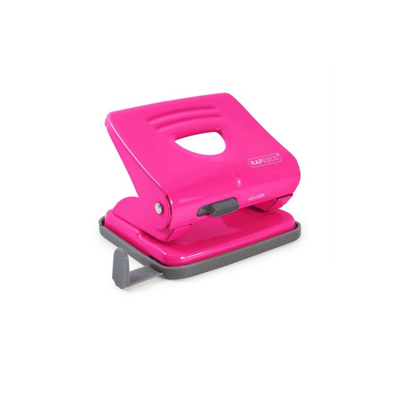 5018505028158-Rapesco 825 - Perforateur - 25 feuilles - métal, acier trempé - rose chaud-P_405247565_1-0