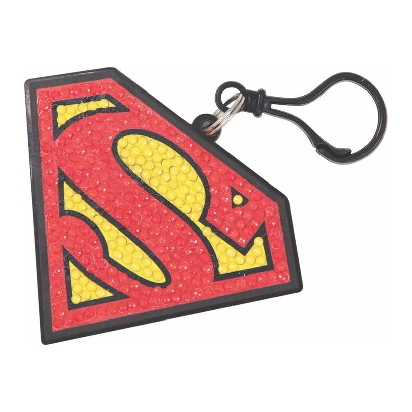 5056588610457-Craft Buddy Crystal Art DC - Craft diamond mosaic charm - Superman logo - 10 cm-P_405248848_1-0