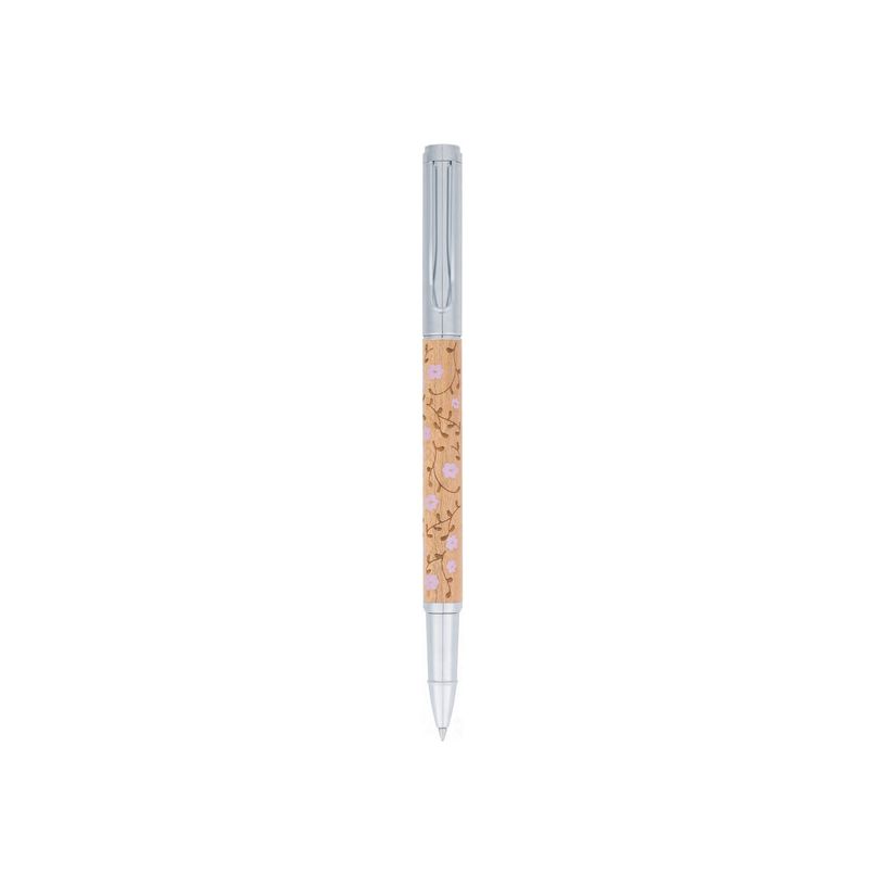 3664447212791-Oberthur Esteli - Stylo à bille - motif floral-P_405249594_1-0