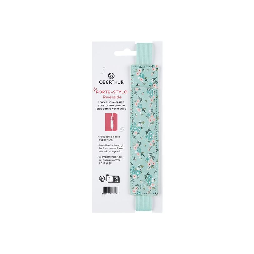 3664447187396-Oberthur Riverside - Porte-stylo - A5 - turquoise-P_405249697_4-1