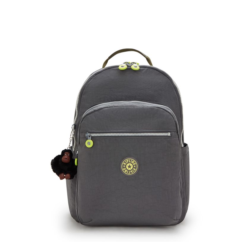 198265201109-Kipling SEOUL LAP - Sac à dos - Back to Grey--0
