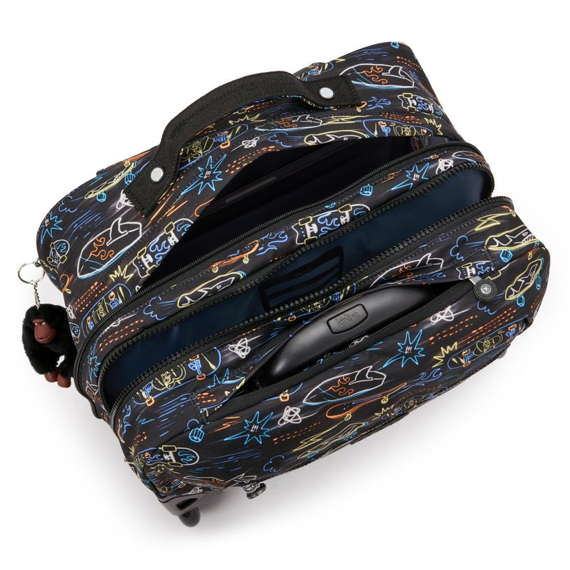 198265380873-Kipling GIORNO - Cartable à roulettes - Neon Skate--1