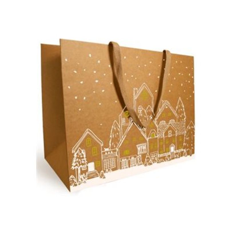 3281650623901-Logistipack - Sac cadeau - 20 cm x 10 cm - blanc, or-P_405252913_1-0