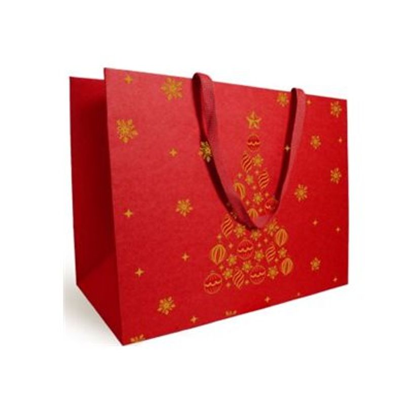 3281650624045-Logistipack - Sac cadeau - 20 cm x 10 cm x 17 cm - rouge, or-P_405252917_1-0