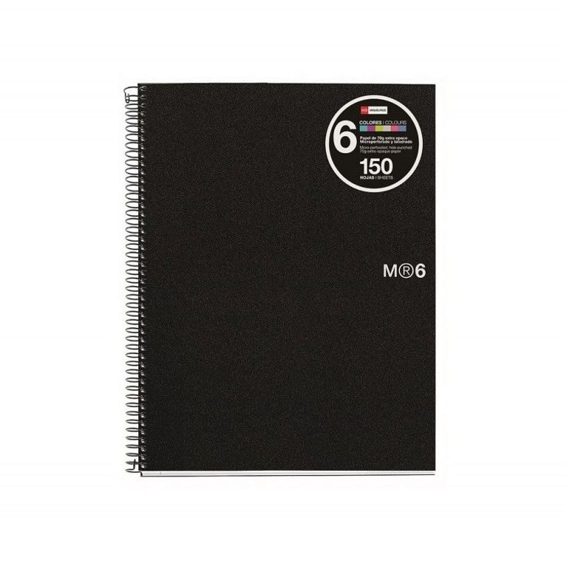 8422593028278-Miquelrius The Original - Cahier de notes - reliure à spirale - A5 - 150 feuilles / 300 pages - petits carreaux - 2 trous --P_505490_1-0