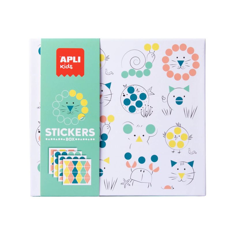 8410782183617-Apli Kids - Boîte de gommettes géométriques - animaux-P_667410_1-0