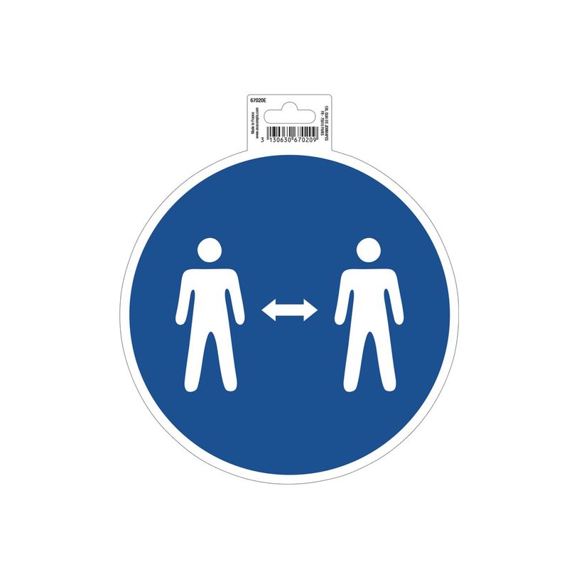 3130630670209-Exacompta - Pictogramme - gardez vos distances - 200 x 200 mm - bleu-P_672313_6-0