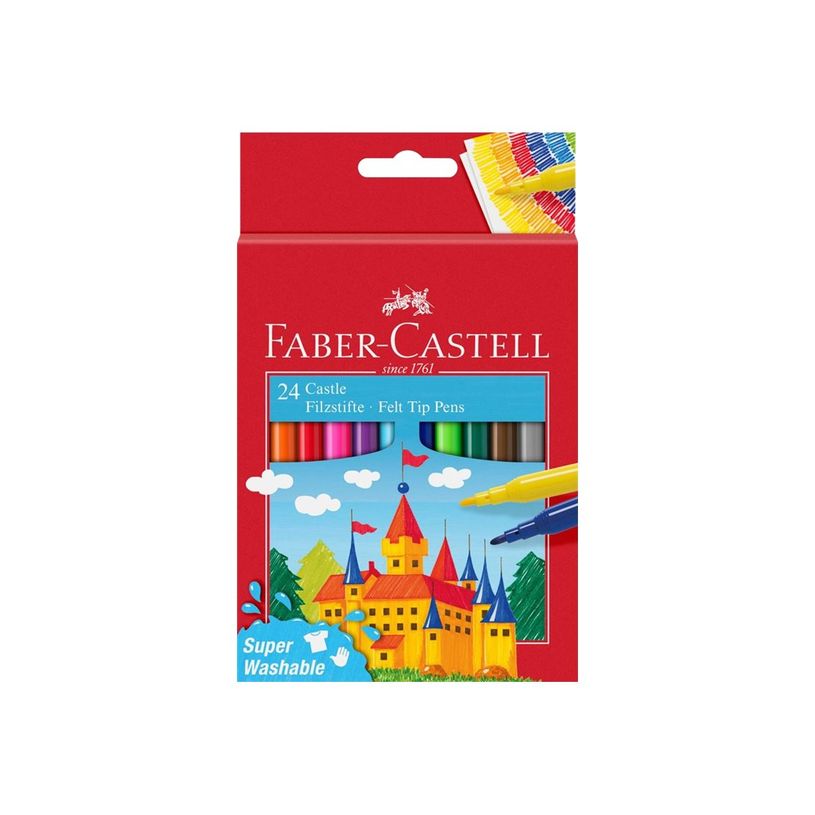4005405542021-Faber-Castell CASTLE - 24 feutres - couleurs assorties-P_672342_1-0