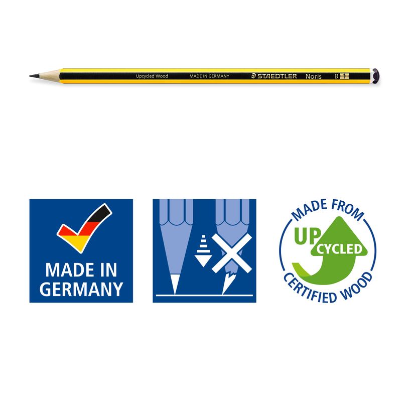 4007817105030-STAEDTLER Noris - Pack de 12 Crayons à papier - B - 2 mm-P_79000697_4-3
