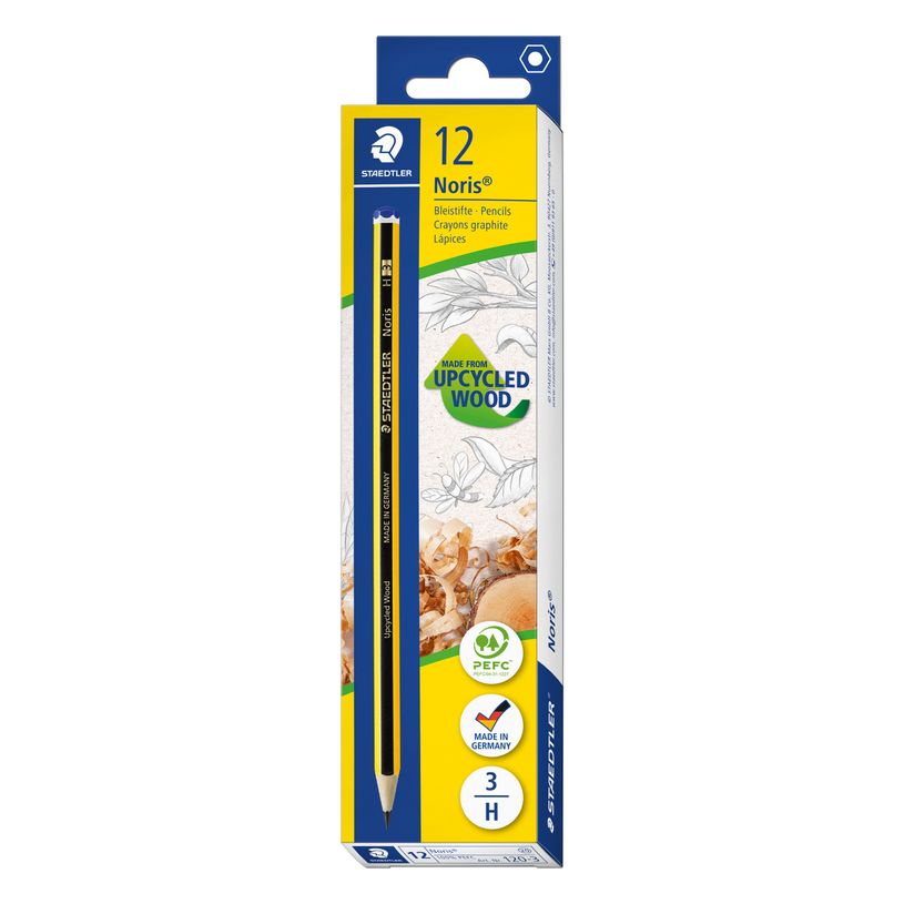 4007817105054-STAEDTLER Noris - Pack de 12 Crayons à papier - H - 2 mm-P_79000699_1-0