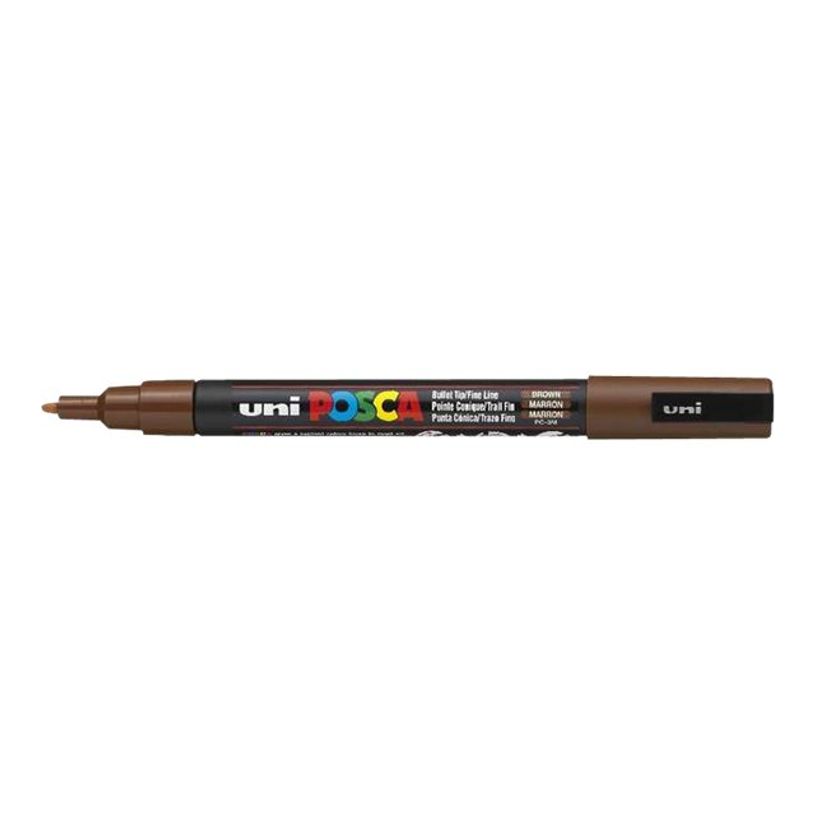 4902778915813-Posca - Marqueur peinture pointe fine - marron-P_79136892_1-0