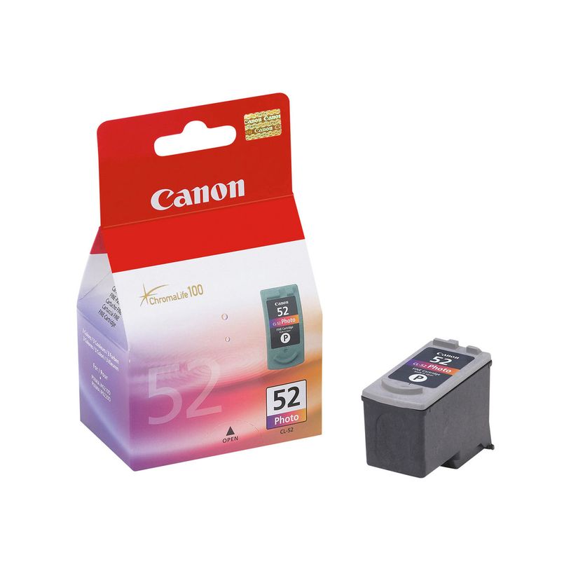 0000791384723-Canon CL-52 - noir, cyan clair, magenta clair - cartouche d'encre originale-P_79138472_1-0