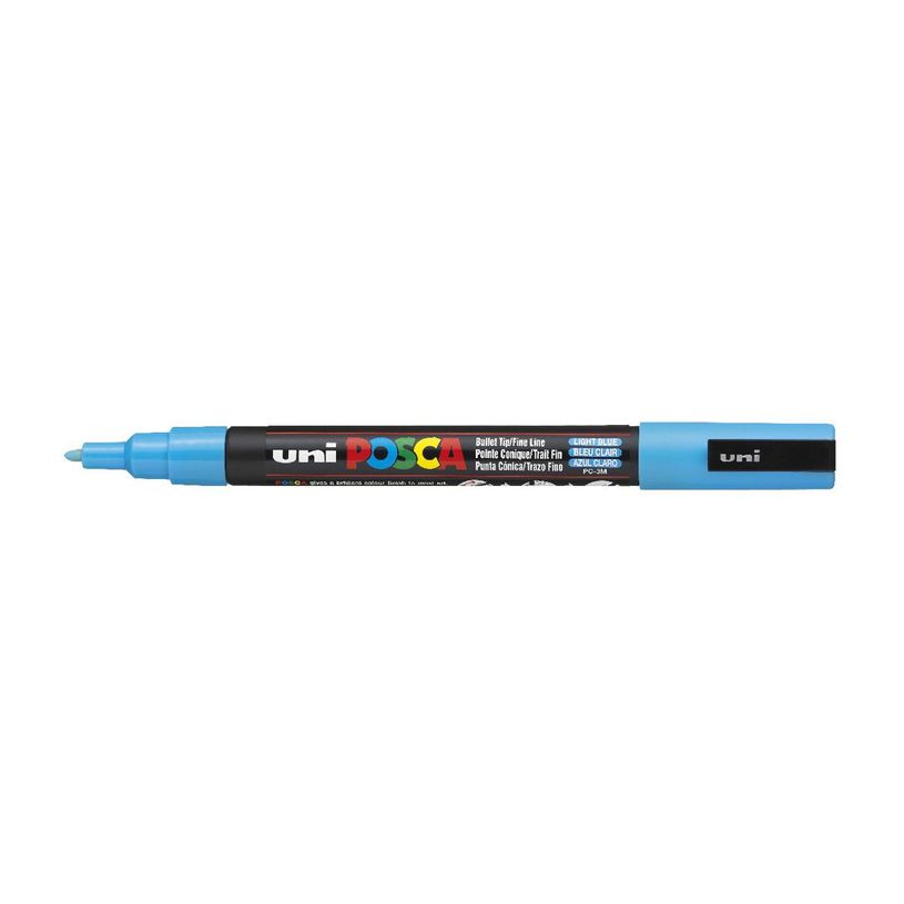 4902778915868-Posca - Marqueur peinture pointe fine - bleu clair-P_79138568_1-0