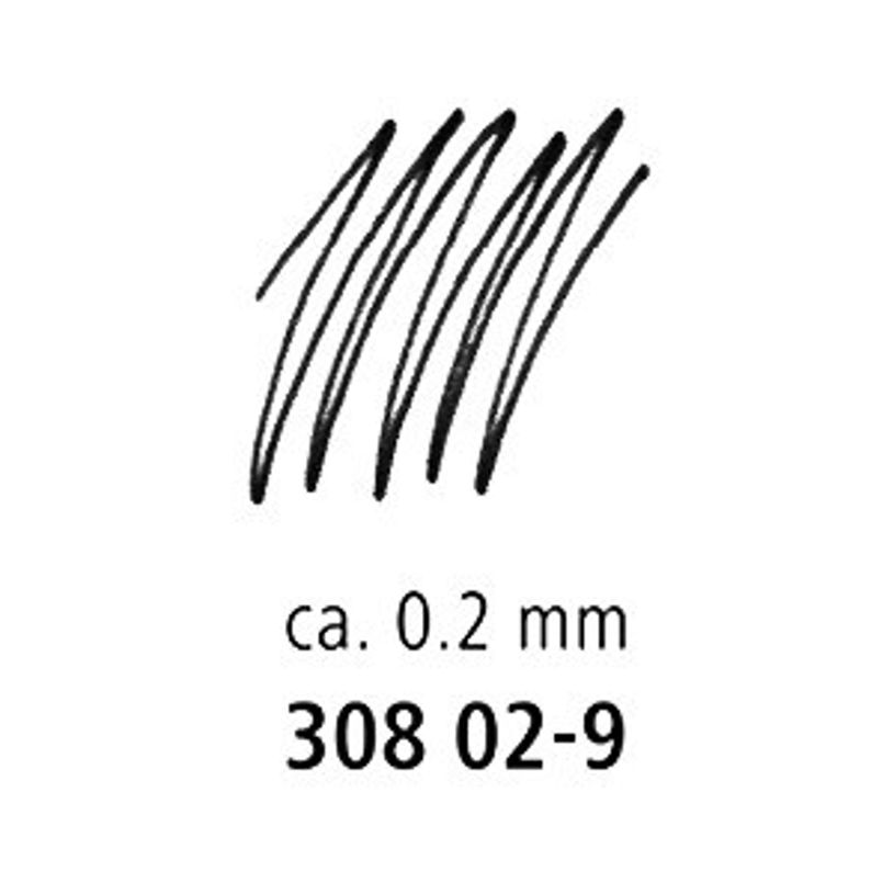 4007817327081-STAEDTLER pigment liner - Feutre fin - 0.2 mm - noir-P_79139810_5-4