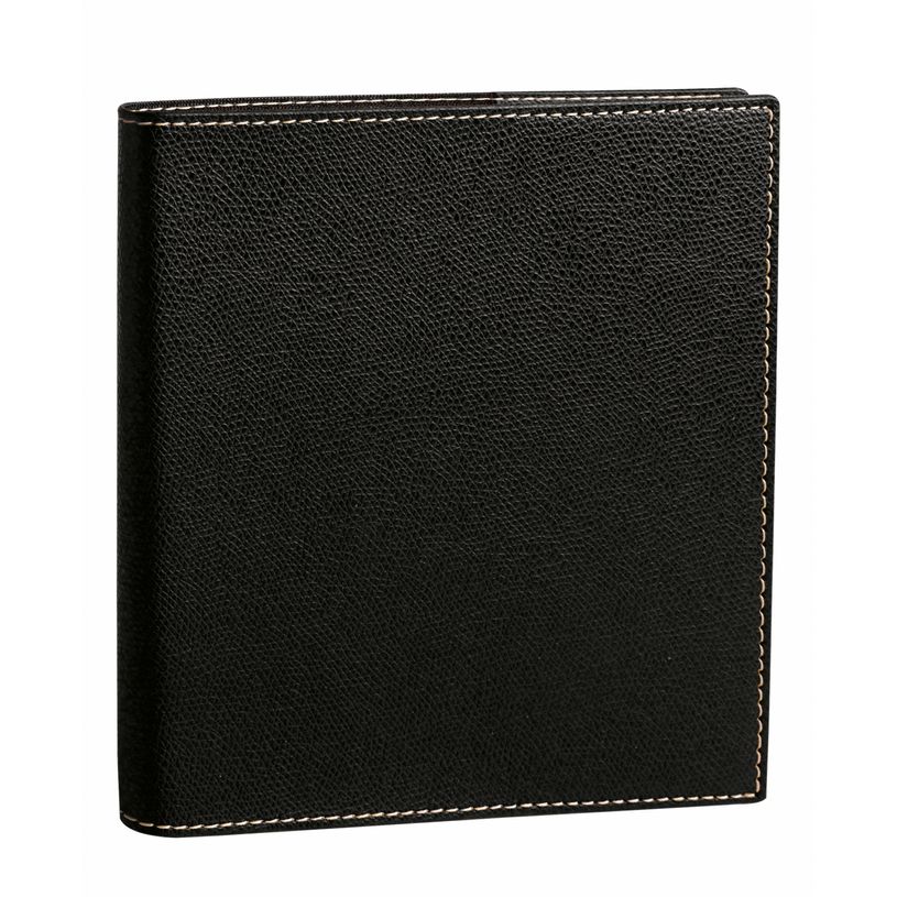3371010122264-Agenda Club Executif avec répertoire - 1 semaine sur 2 pages - 16 x 16 cm - noir - Quo Vad-P_79143088_3-0