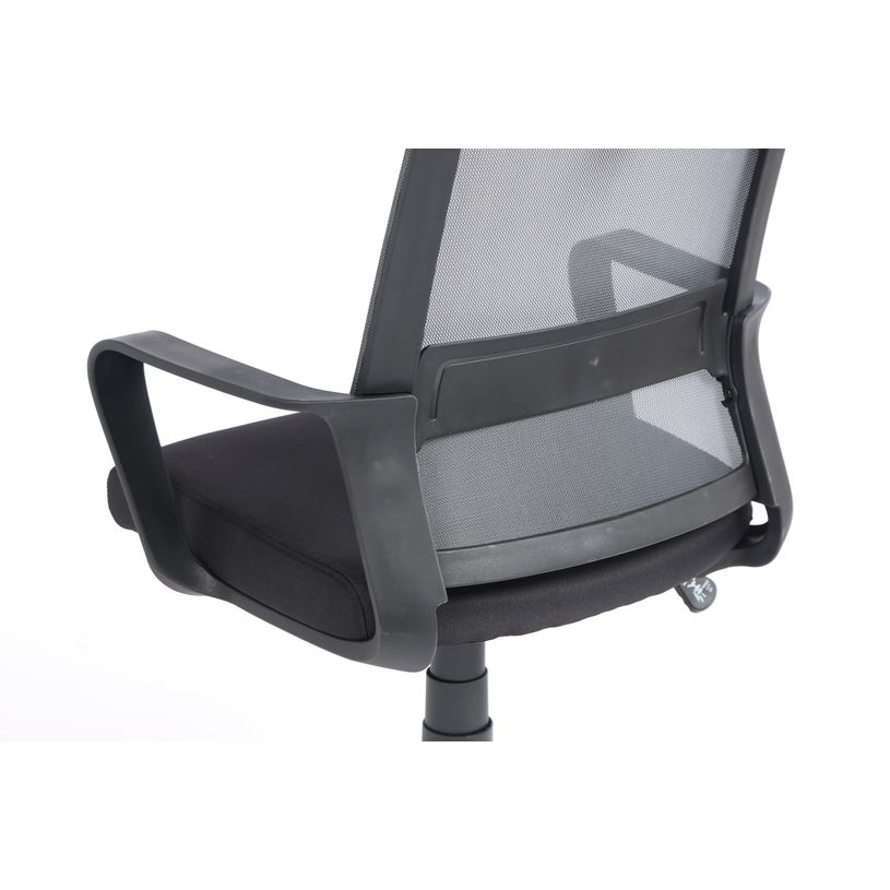 3760185020855-Fauteuil de bureau LIBERTY 02 - accoudoirs fixes - appui-tête réglable - noir et gris-P_79144165_9-8