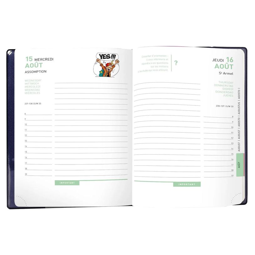 3660942015752-Agenda Campus - 1 jour par page - 12 x 17 cm - disponible dans différentes couleurs - Exac-P_79144283_4-2