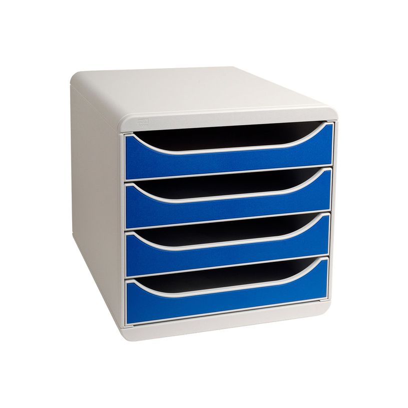 9002493023475-Exacompta BigBox - Module de classement 4 tiroirs - gris/bleu-P_79144669_3-2