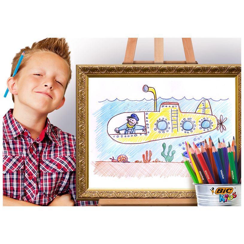 0400791457548-BIC Kids ecolutions Evolution - 12 Crayons de couleur-P_79145754_5-4