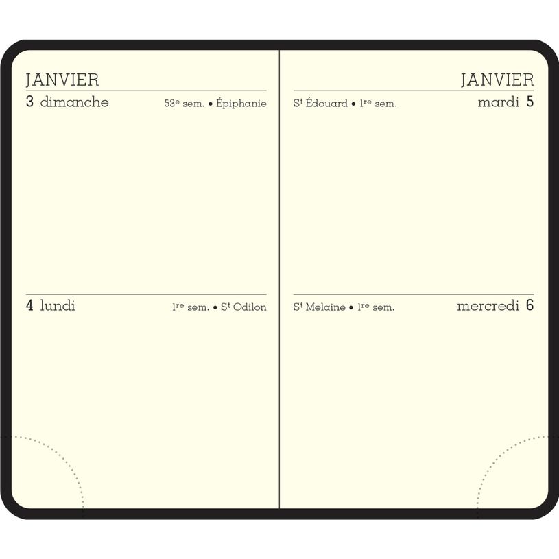 3660942001632-Agenda de poche Winner - 2 jours par page - 7,5 x 11,5 cm - disponible dans différentes co-P_79146523_5-3