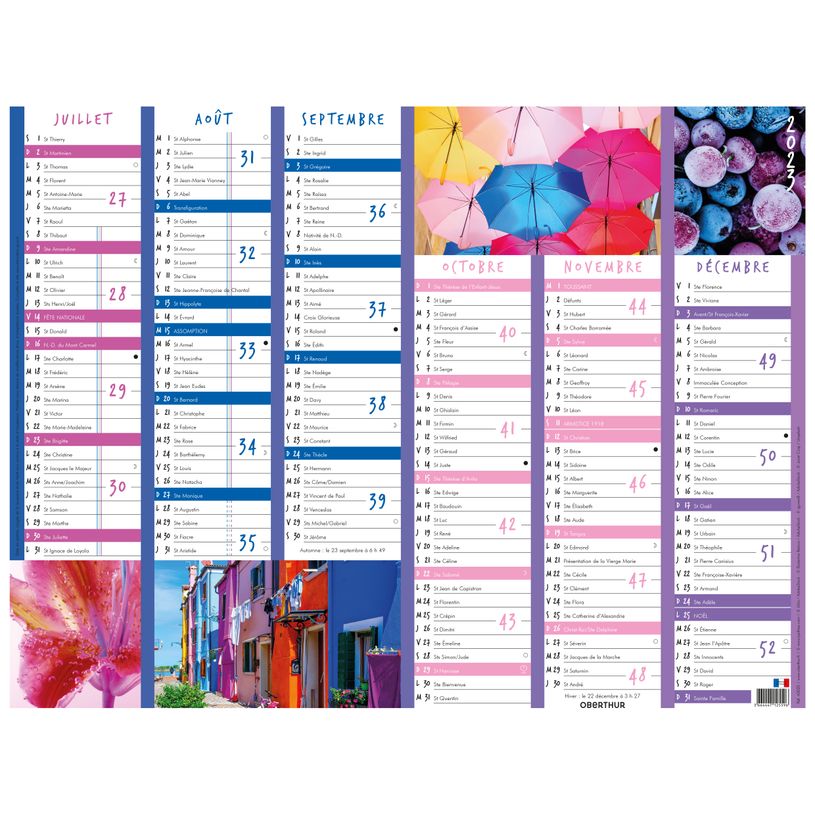 3664447125589-Oberthur Color Story - Calendrier 6 mois par face - 21 x 27 cm-P_79148032_2-1