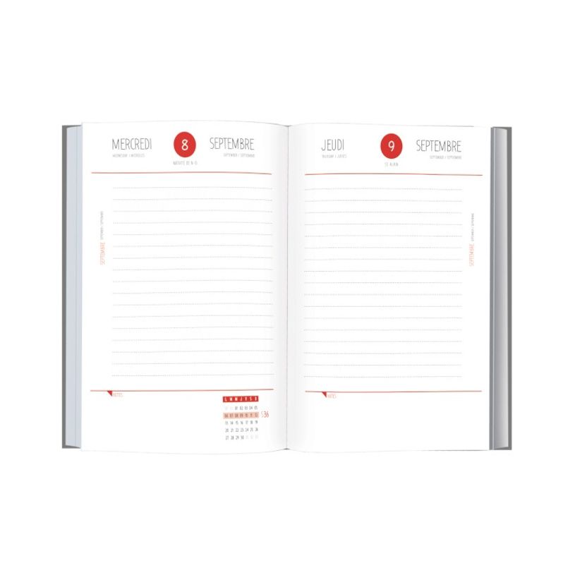 3108720615157-Agenda Kanabeach - 1 jour par page - 12,5 x 17,5 cm - 2 décors au choix - Oberthur-P_79150019_3-2