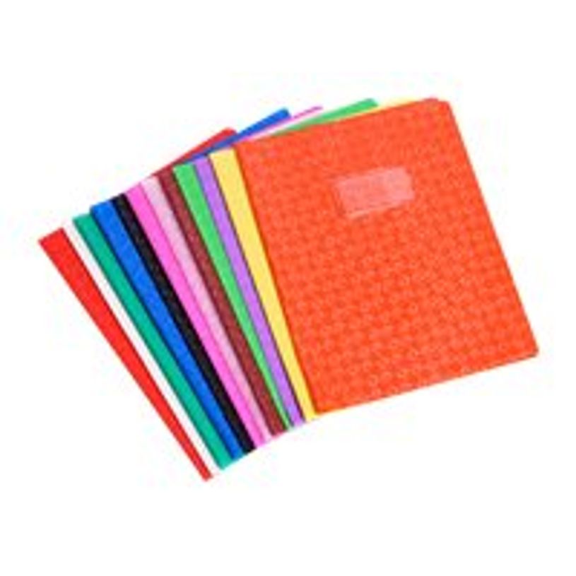 3210330724188-Calligraphe - Protège cahier sans rabat - 24 x 32 cm - grain losange - orange-P_79151729_1-0