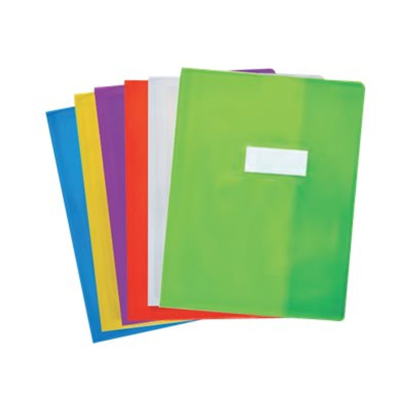2012346002554-Oxford - Protège cahier sans rabat - 24 x 32 cm - Cristal Luxe - bleu-P_79348938_2-1