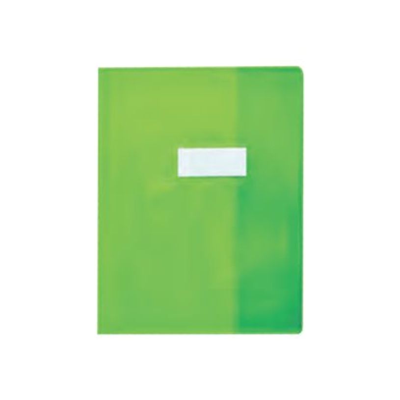 3045058211111-Oxford - Protège cahier sans rabat - 24 x 32 cm - Cristal Luxe - vert-P_79349085_1-0