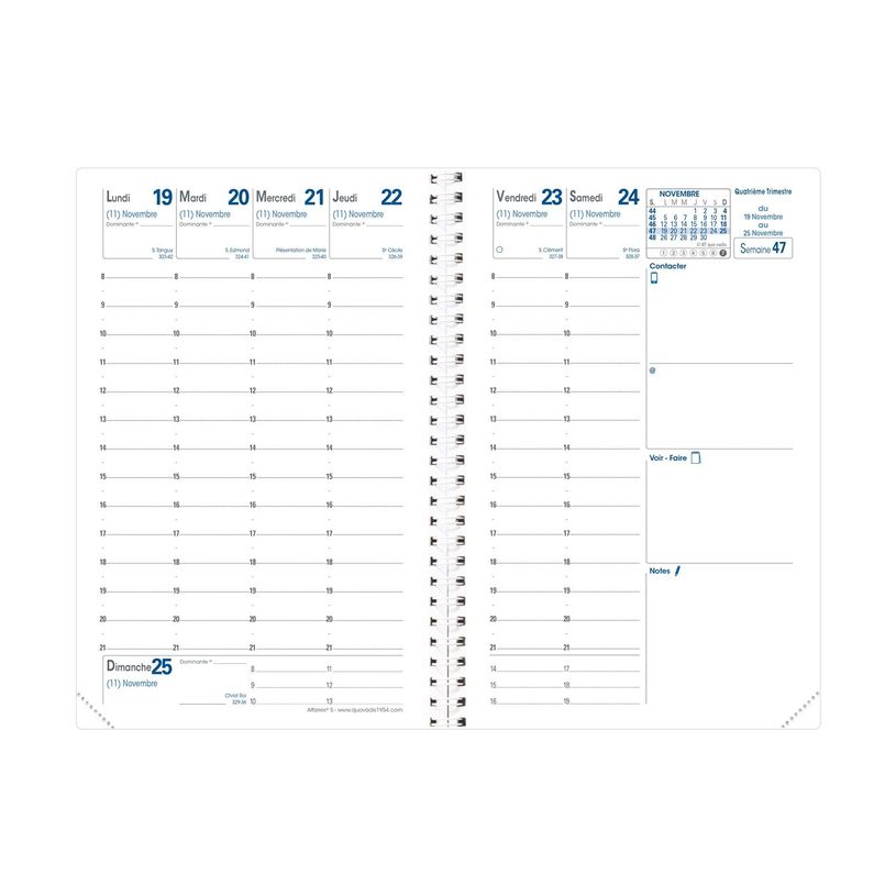3371010306367-Agenda spiralé à élastique Oslo - 1 semaine sur 2 pages - 10 x 15 cm - disponible dans diff-P_79349442_4-2