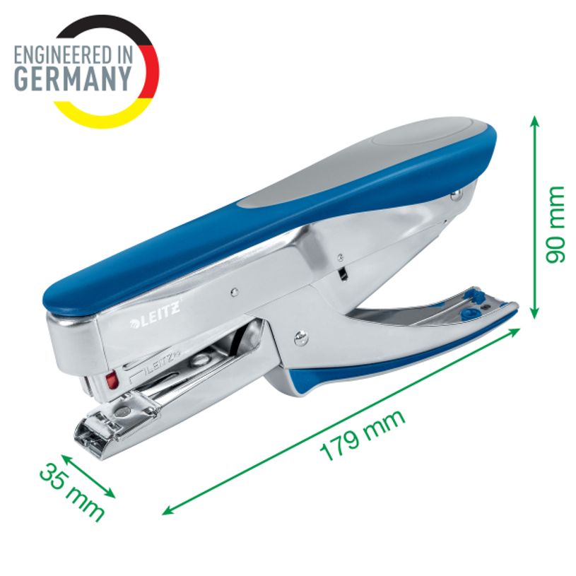 4002432357642-Leitz - Pince Agrafeuse bleu/gris - capacité de 30 feuilles - agrafes 24/6 ou 26/6-P_79351397_10-5