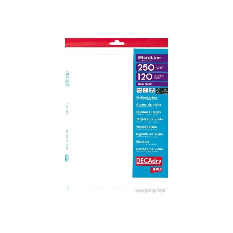 5413493172553-Apli DECAdry - Papier pour 120 cartes de visite 85 x 54 mm - 250 g/m² - 12 feuilles-P_79354328_1-0