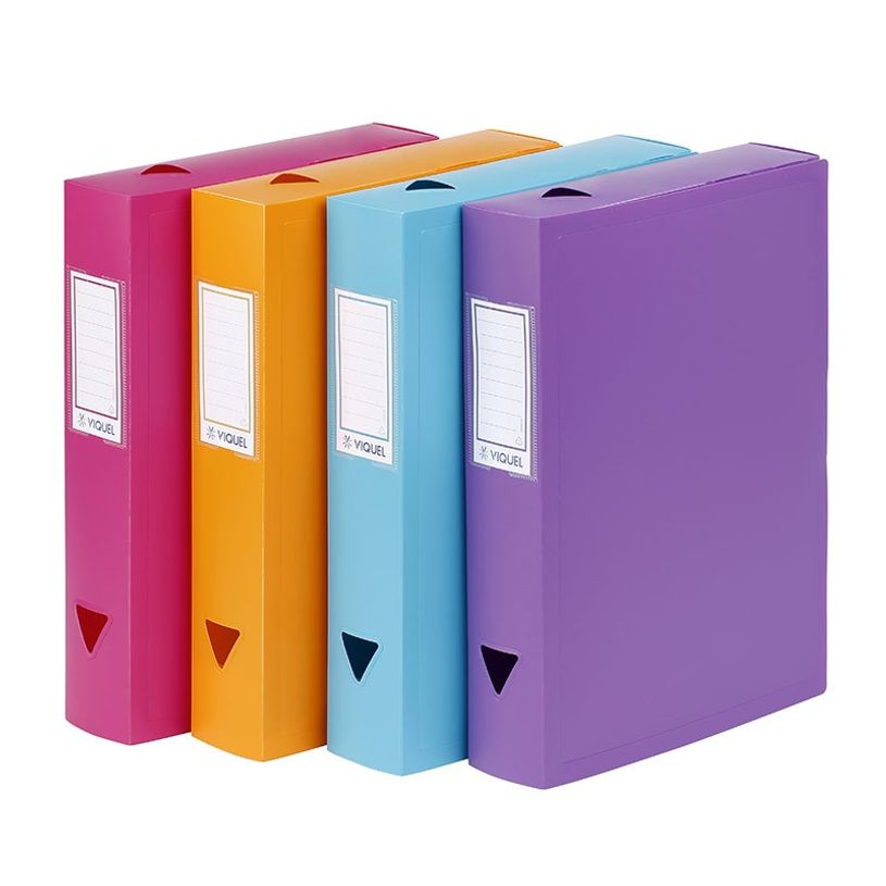 3135251421872-Viquel - Boîte de classement plastique - dos 60 mm - disponible dans différentes couleurs-P_79356132_1-0