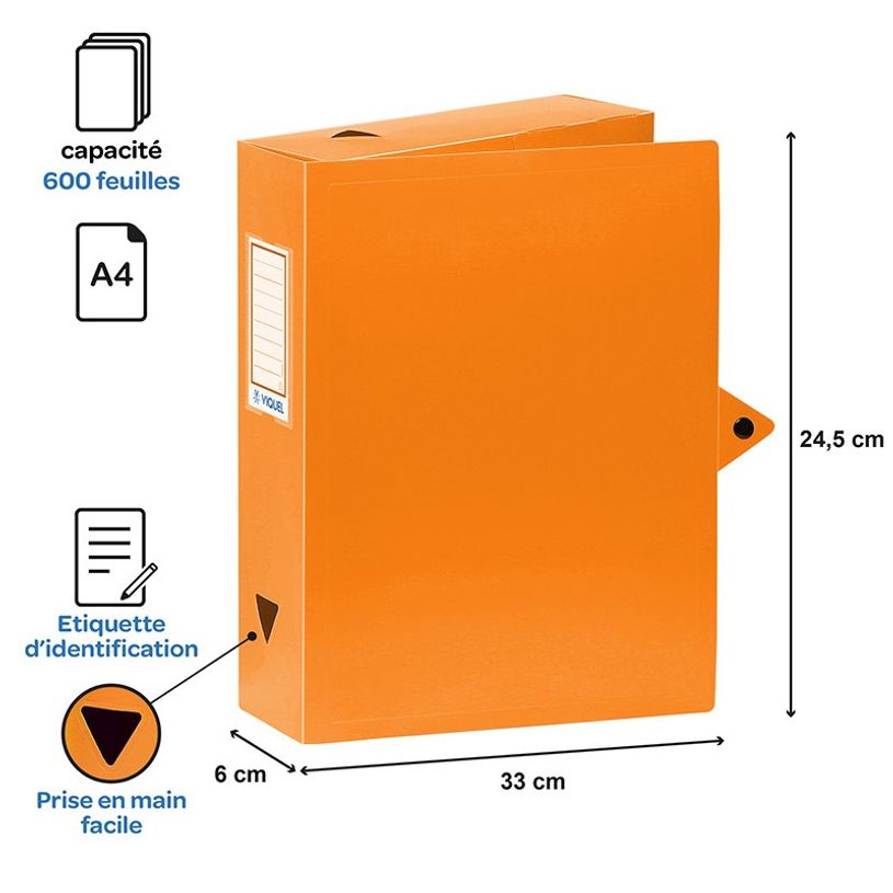 3135251421872-Viquel - Boîte de classement plastique - dos 60 mm - disponible dans différentes couleurs-P_79356132_4-3