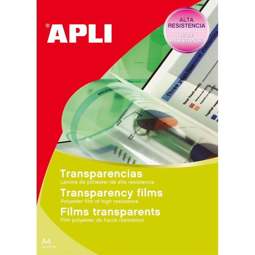 8410782010807-Apli Paper - Films transparents pour écriture manuelle - A4 - 100 feuilles-P_79358853_1-0