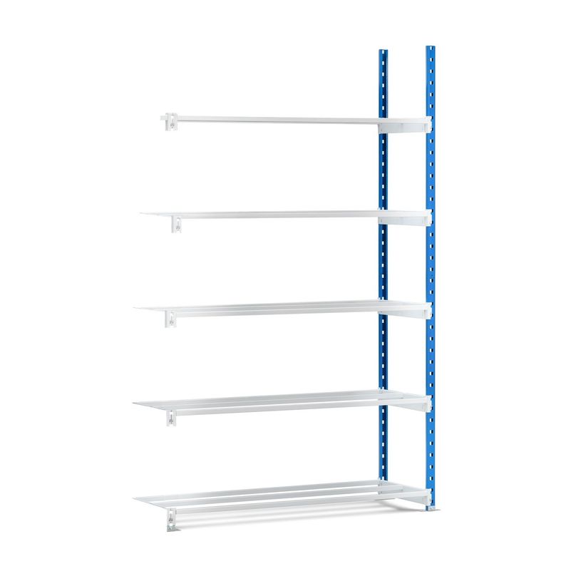 3660141140286-Paperflow Rang'Eco - Rack à étagère - élément suivant 5 niveaux - 100 x 200 x 34 cm--0