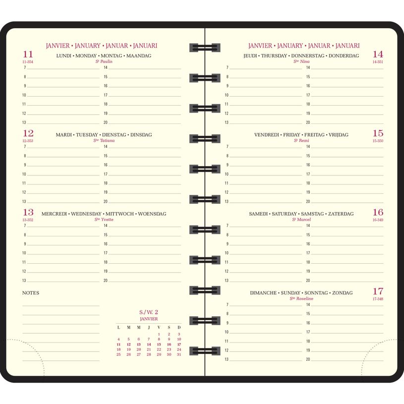 3660942224352-Agenda de poche spiralé Swan Eurotime 16W - 1 semaine sur 2 pages - 9 x 16 cm - disponible dans diff-P_79369796_4-2