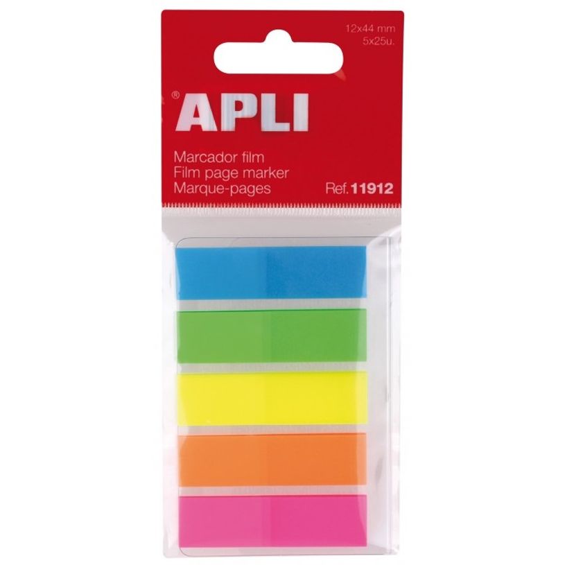 8410782119128-Apli - Marque-pages (Index) - 12 x 45 mm - couleurs assorties-P_79372475_1-0