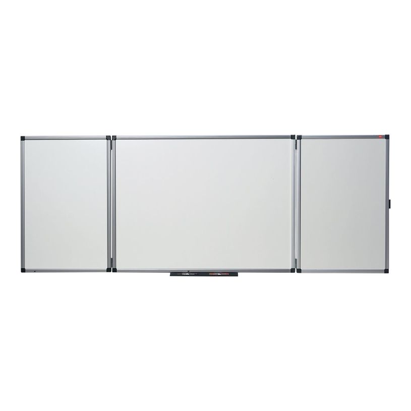 2012348111506-Nobo - Tableau blanc - montable sur mur - 4 m x 1m20 - charnière en 3 parties - émail - m-P_79375515_1-0