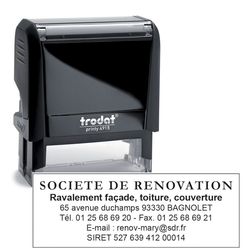 190084211789-Tampon personnalisé avec 7 lignes de texte - zone d'impression 70 x 25 mm - Trodat Printy 4-P_79381522_3-0