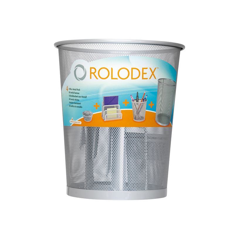 3501170796627-ROLODEX - Parure de bureau mesh - 4 pièces - gris-P_79382882_1-0