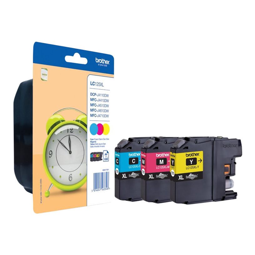 5014047563348-Brother LC125XL - Pack de 3 - cyan, magenta, jaune - cartouche d'encre originale-P_79383405_2-1