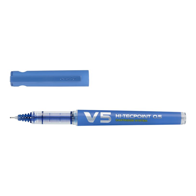 4902505442803-Pilot Hi-Tecpoint V5 - Roller rechargeable - 0,5 mm - bleu-P_79384621_1-0
