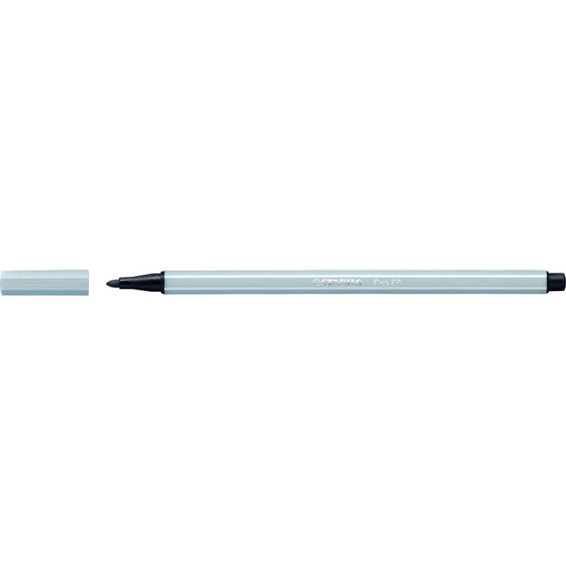 4006381333528-STABILO Pen 68 - Feutre pointe moyenne - gris froid clair-P_79386247_1-0